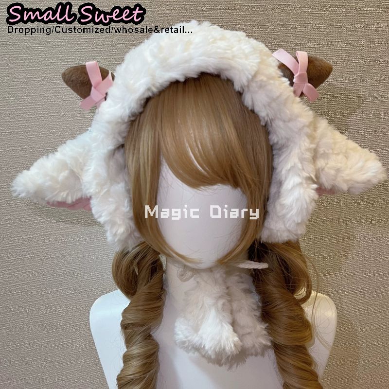 Winter Headband Fleece - Women Subcultural Y2K Girl Lamb Ear