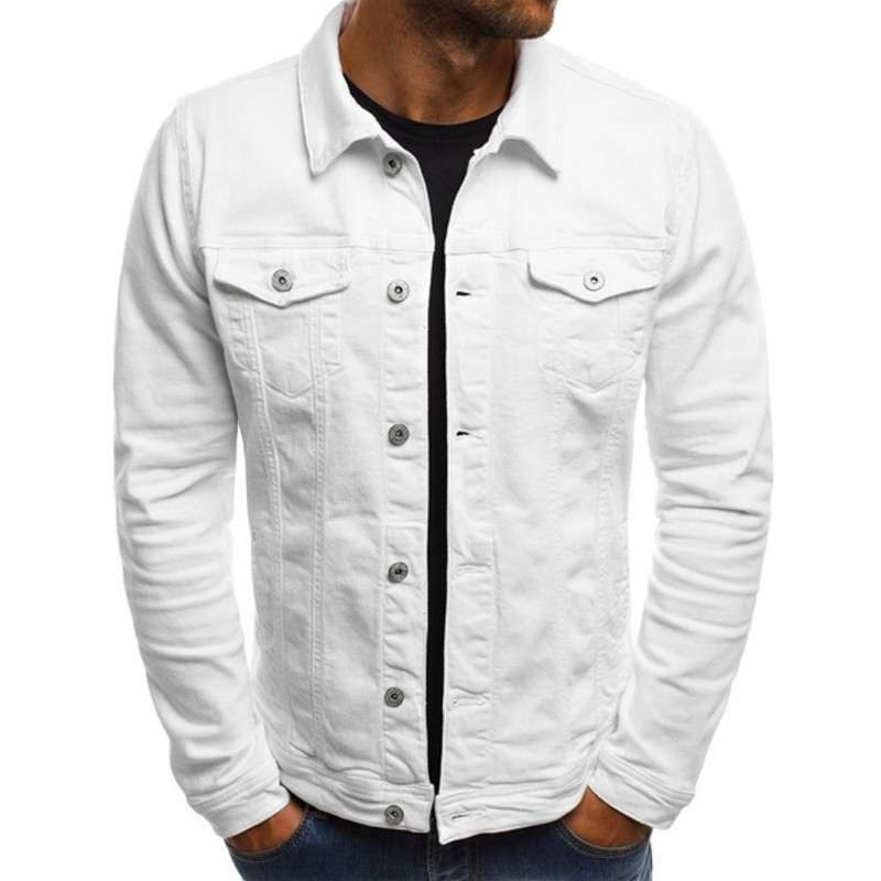Down Jacket Packable - Spring Autmn Men's Denim Jacket Fashion