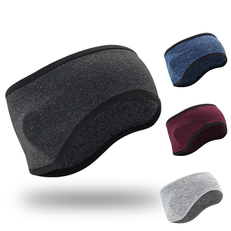 Fleece Ear Warmer Band - Winter Sport Sweatband Warm Headband Fleece