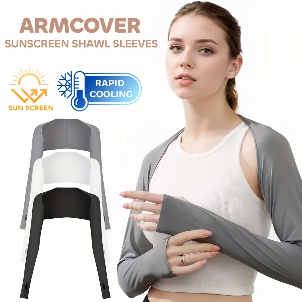 Shawl Wrap Winter - 1pc Ice Silk UV Protection Arm