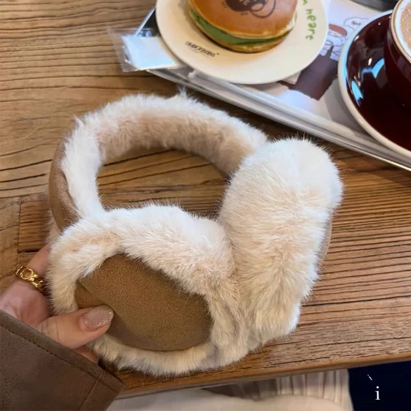 Earmuffs Foldable - Fashion Plush Ear Muffs Foldable Thicken