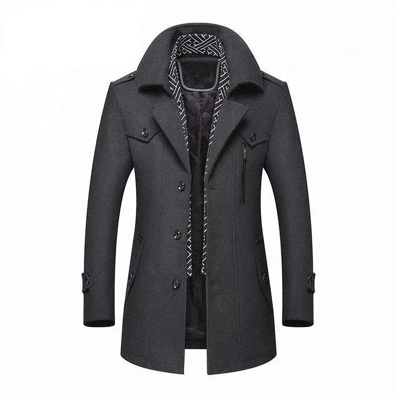 LIBIELIY Winter Men Wool Coats - đánh giá và giá Wool Scarf Men