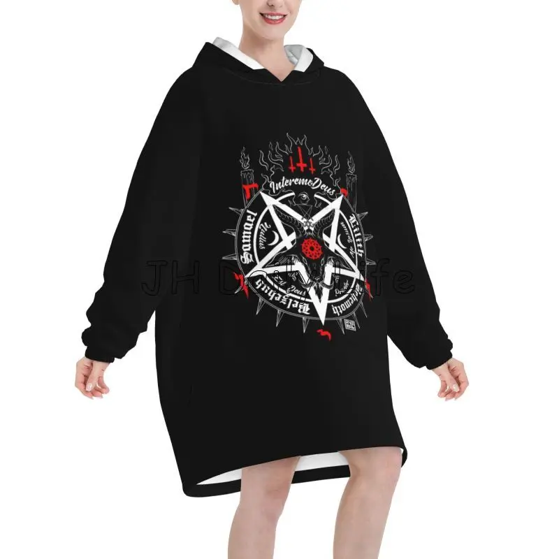 Black Satan Skull Dead Head My - đánh giá và giá Sherpa Hoodie Fleece