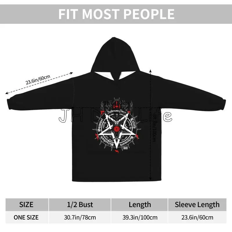 Black Satan Skull Dead Head My - đánh giá và giá Sherpa Hoodie Fleece