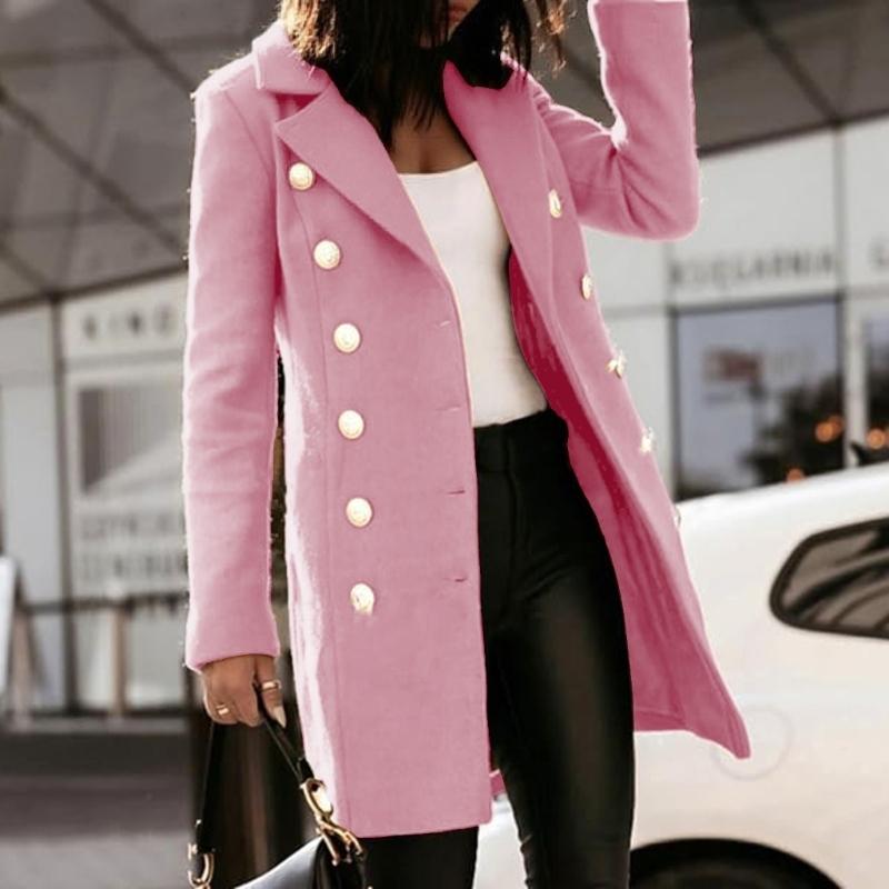 Áo khoác len nữ mùa thu đông 6 - đánh giá và giá Wool Coat Peacoat