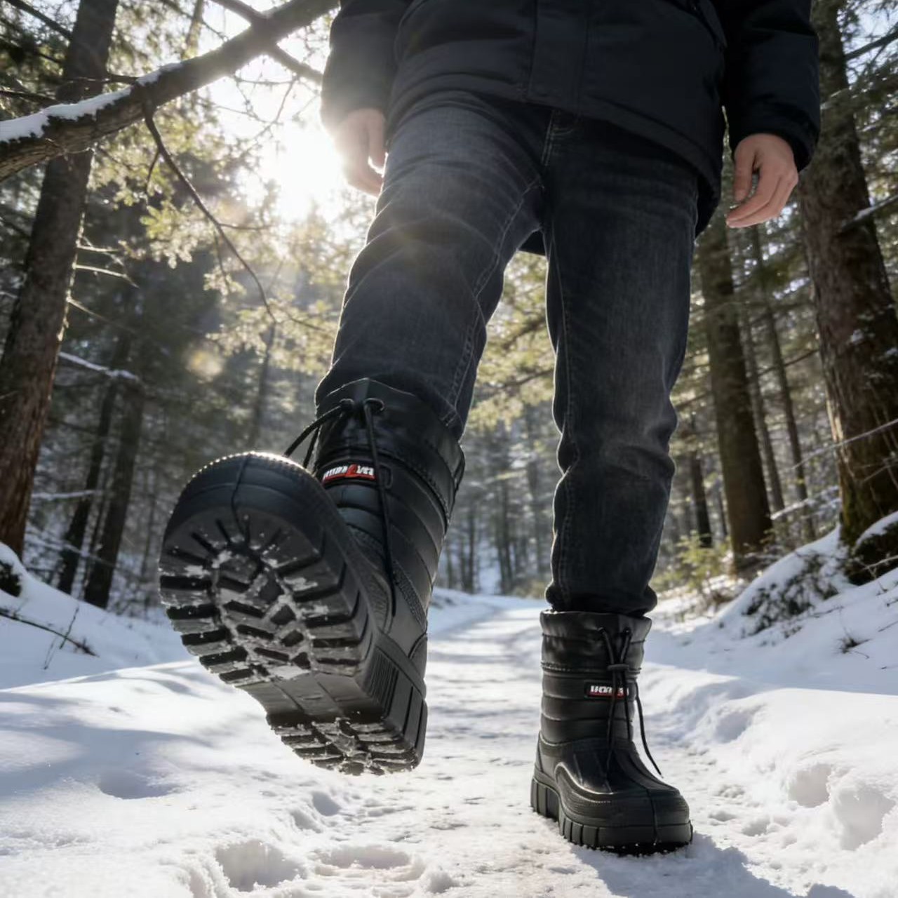 Snow boots men's new velvet wa - đánh giá và giá Waterproof Winter Boot