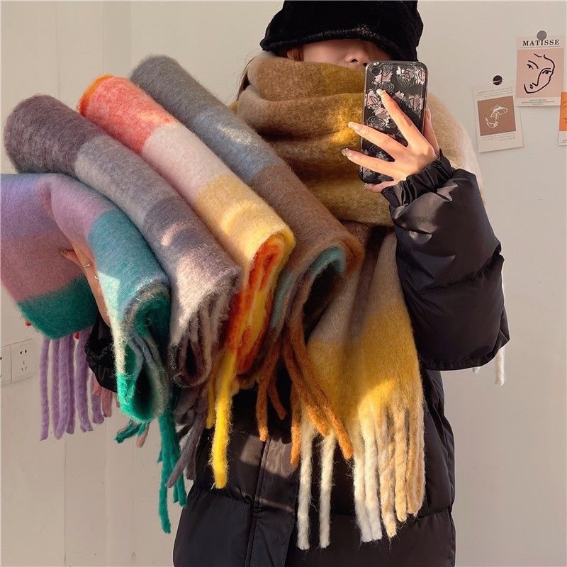 2025New Winter Thick Warm Scar - đánh giá và giá Cashmere Pashmina Wrap