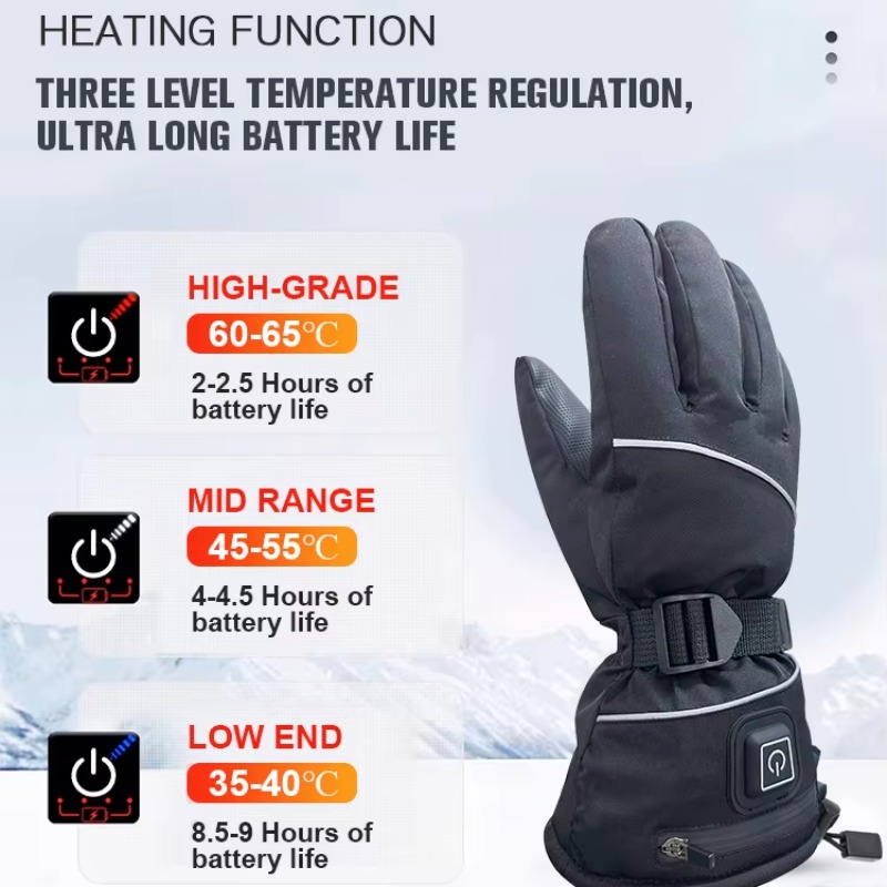 Snowboard Touchscreen Heat Win - đánh giá và giá Touch Screen Gloves