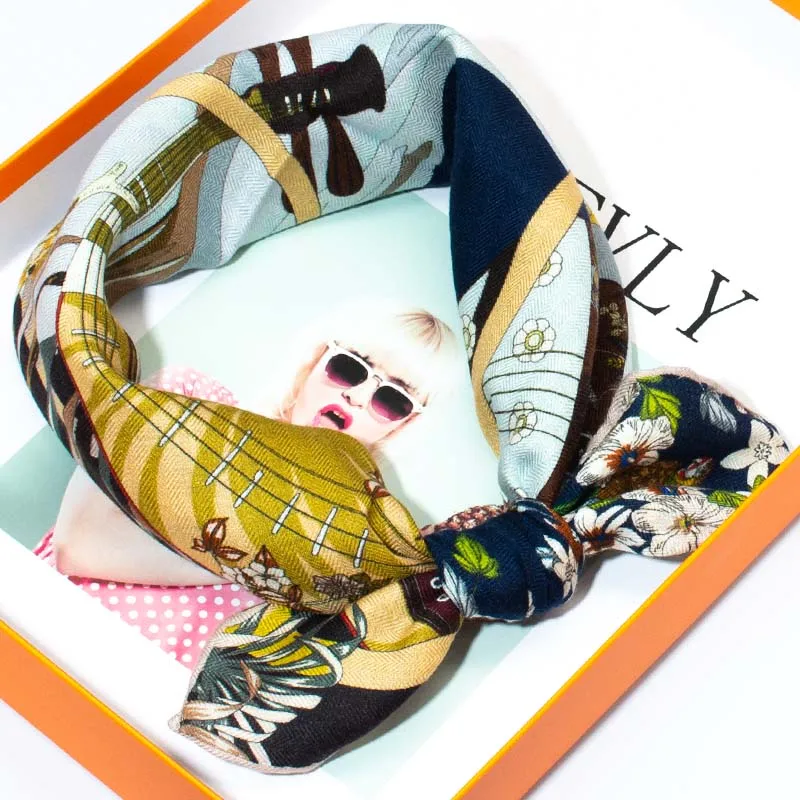 Double Sided Warm Square Scarf - đánh giá và giá Shawl Wrap Winter