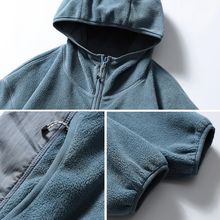 Mens Hoodie Autumn Winter Cott - đánh giá và giá Sherpa Hoodie Fleece