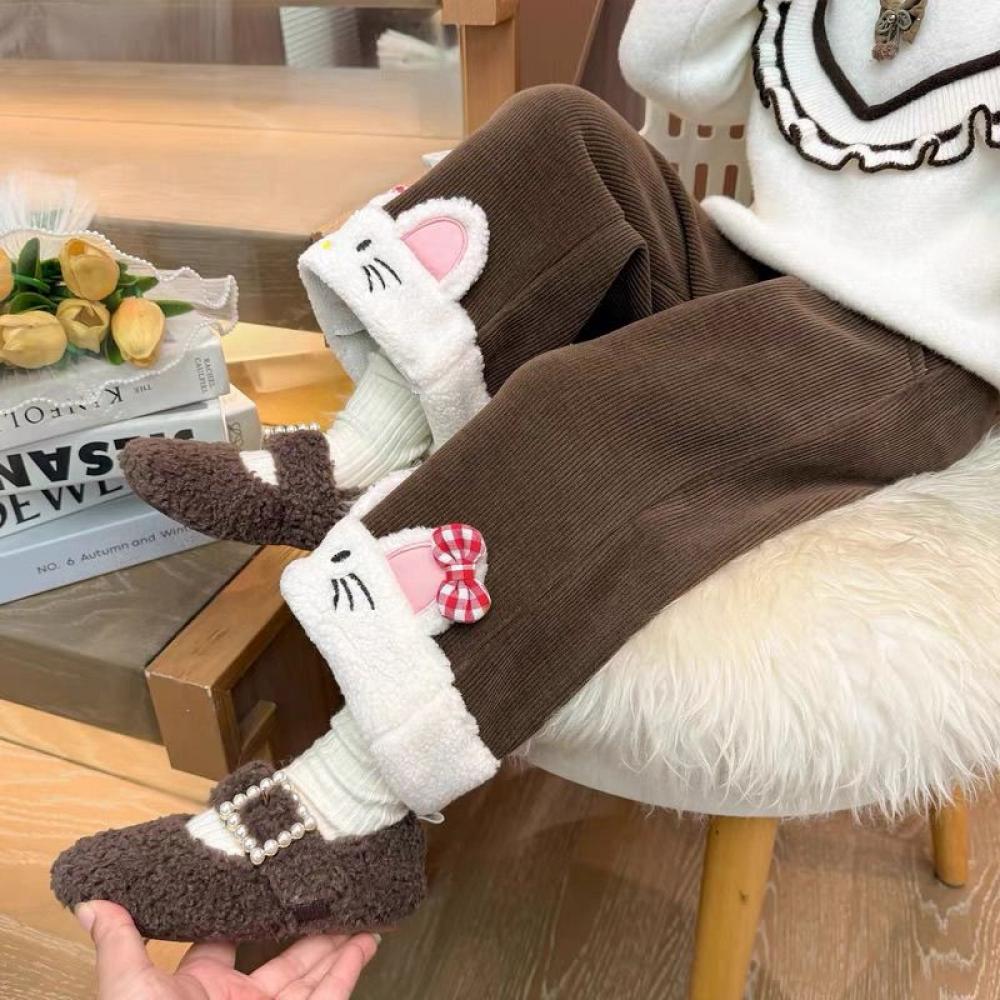 Kawaii Hello Kitty Girls Ins P - đánh giá và giá Corduroy Pant Warm