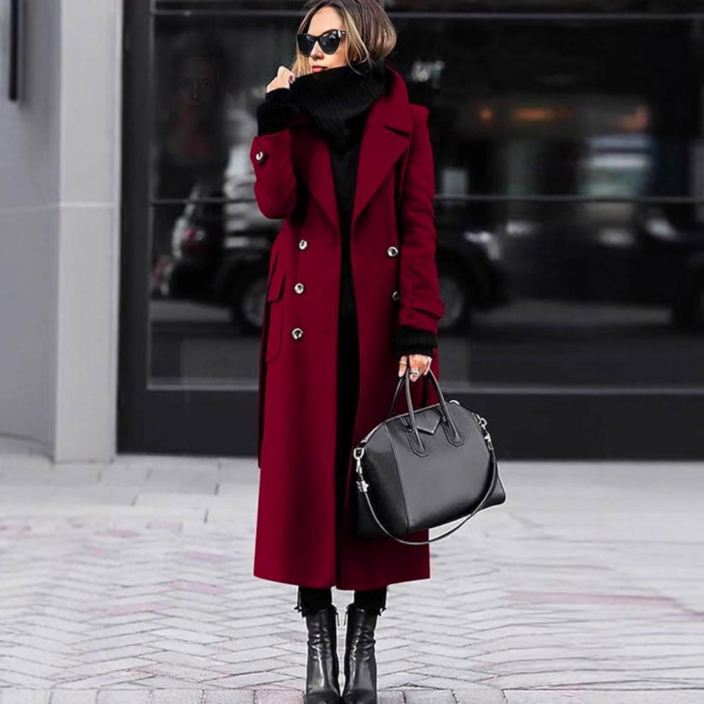 Long Sleeve Coat Women Coat Wo - đánh giá và giá Wool Coat Peacoat