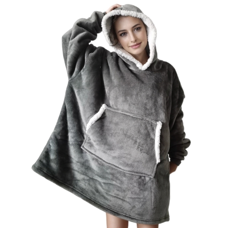 Wearable Adult Super Soft Flan - đánh giá và giá Sherpa Hoodie Fleece