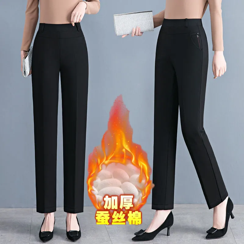 Thẳng-Quần Nữ Mùa Thu/Mùa Đông - đánh giá và giá Corduroy Pant Warm