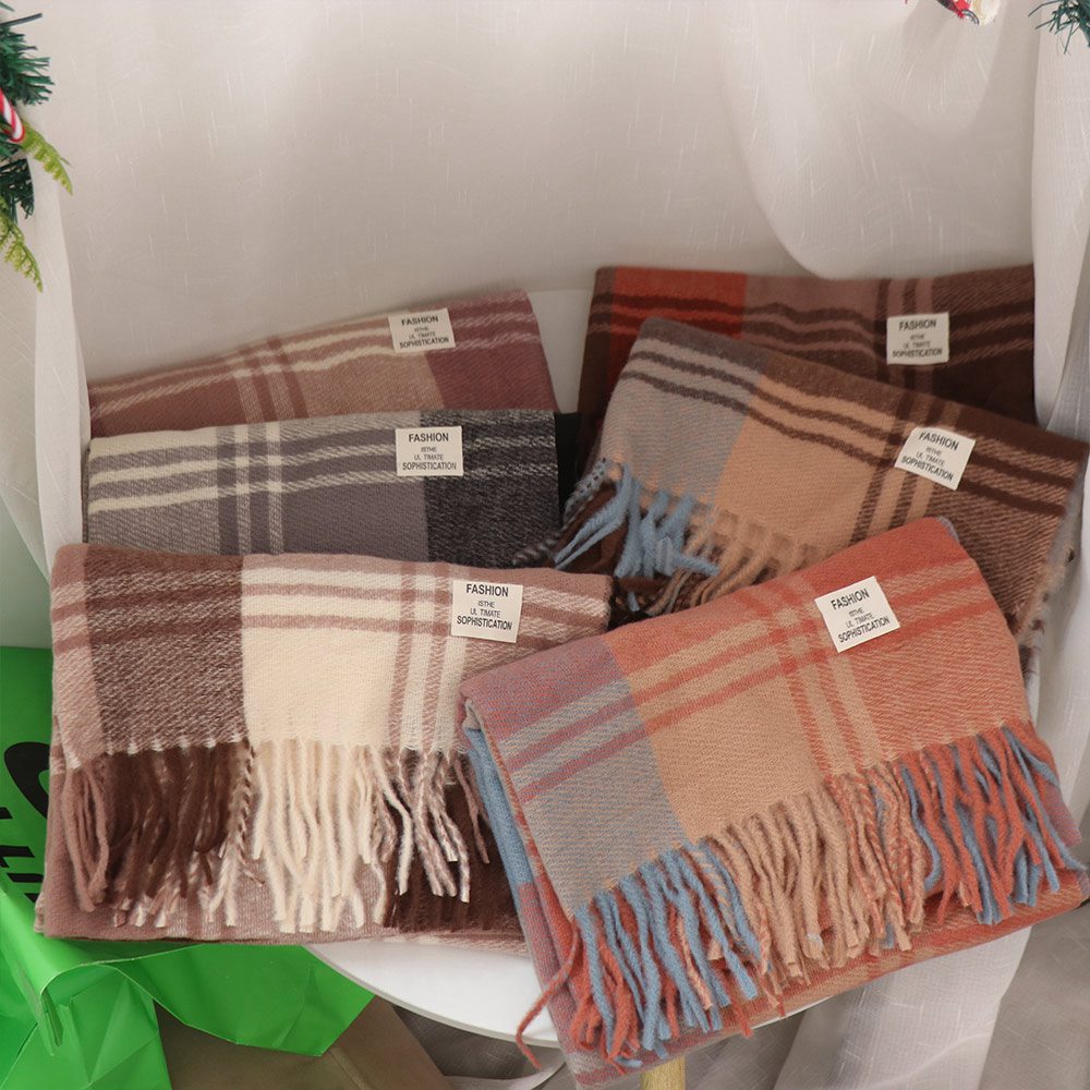 Casual Windproof Plaid Wool Sc - đánh giá và giá Wool Scarf Men