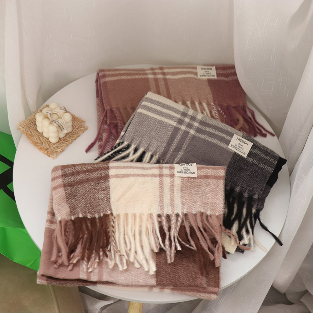 Casual Windproof Plaid Wool Sc - đánh giá và giá Wool Scarf Men