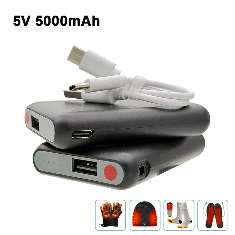 5V 5000mAh USB-C Rechargeable  - đánh giá và giá Heated Vest Battery