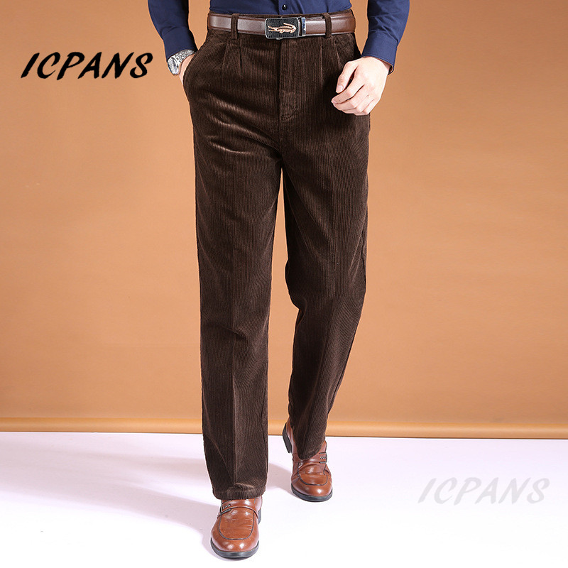 ICPANS Dày Ấm Áp Mùa Thu Đông  - đánh giá và giá Corduroy Pant Warm