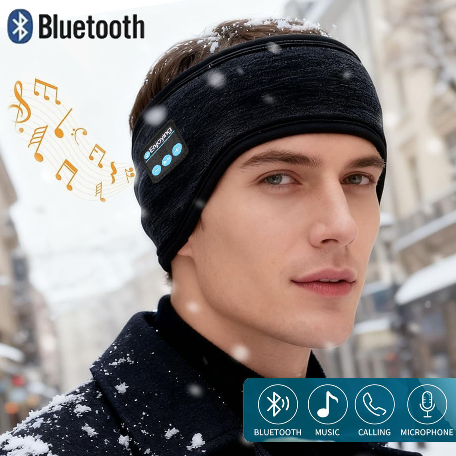 Wireless Bluetooth Headphones  - đánh giá và giá Winter Headband Fleece