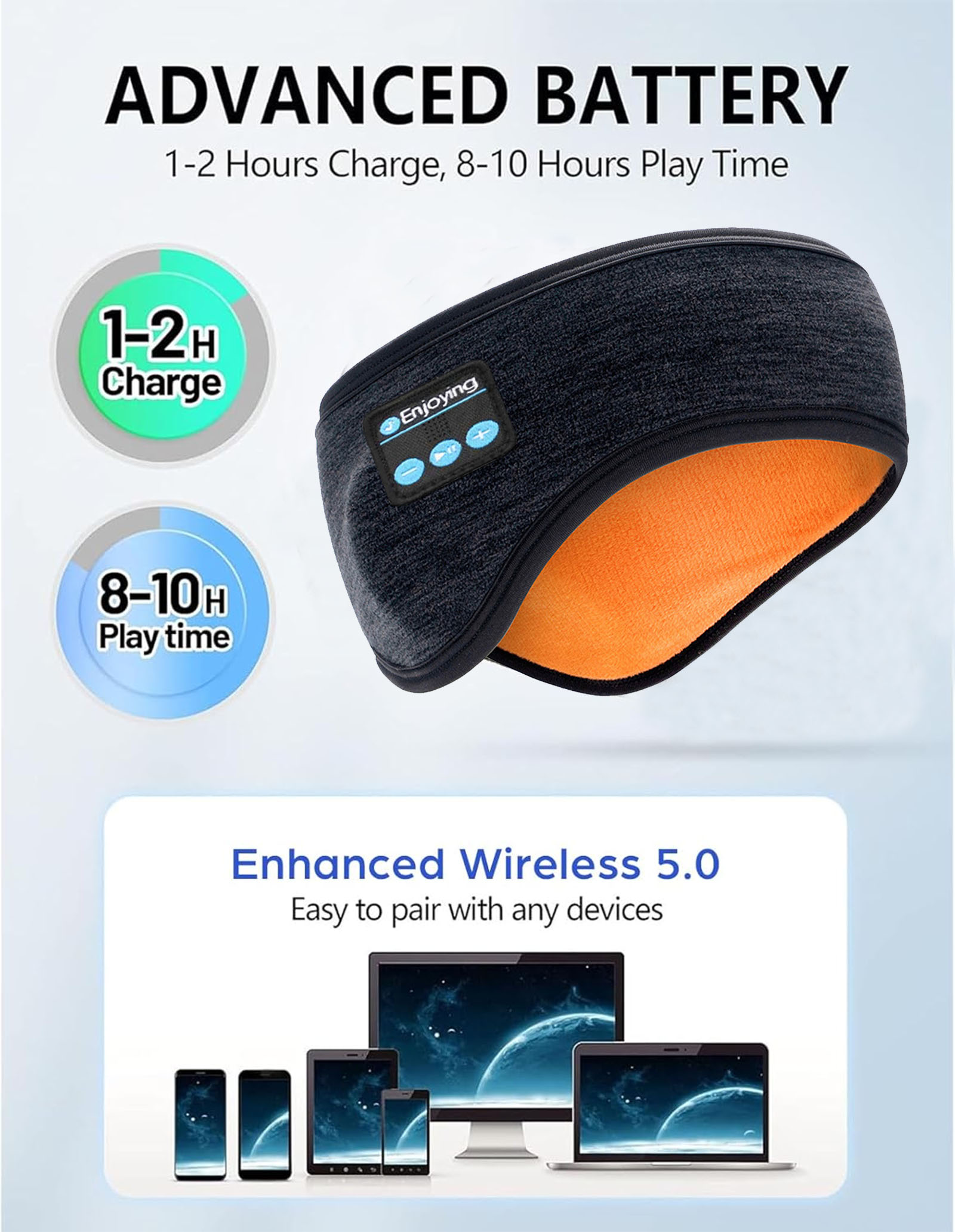 Wireless Bluetooth Headphones  - đánh giá và giá Winter Headband Fleece