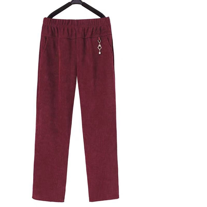Mùa Xuân Và Thu Áo Gió Nữ Hàn  - đánh giá và giá Corduroy Pant Warm