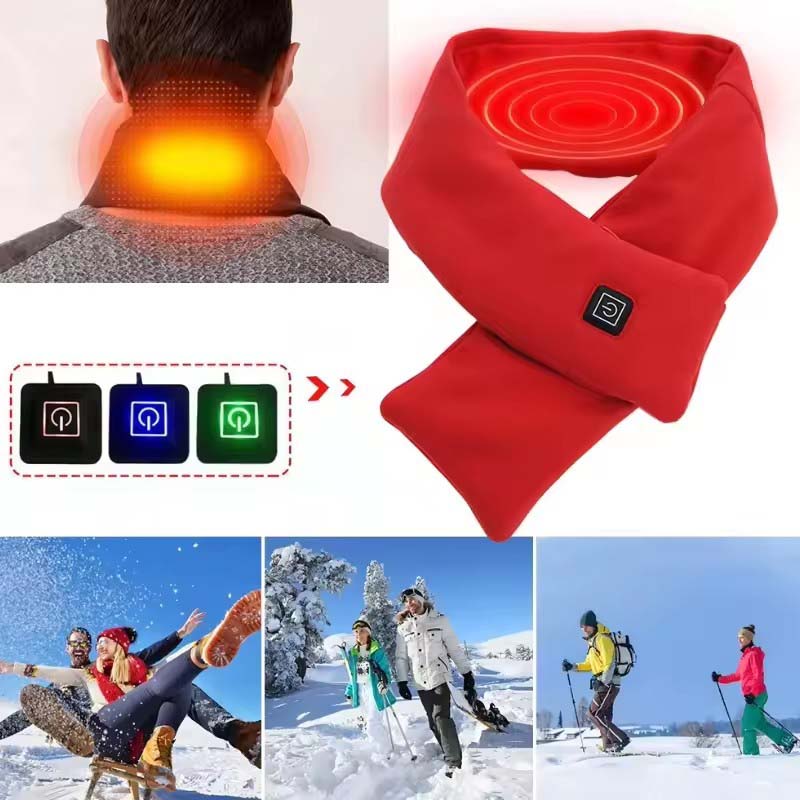 USB Women Men Heating Scarf Te - đánh giá và giá Neck Gaiter Fleece
