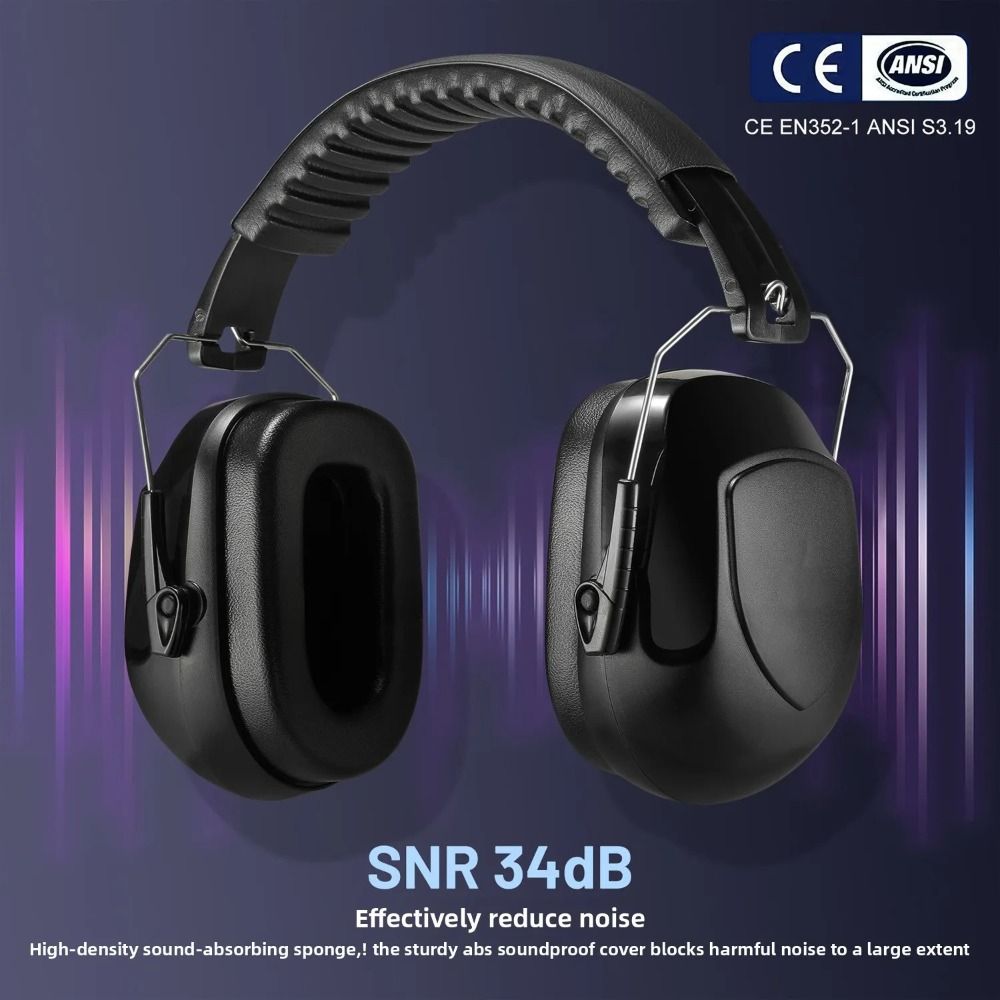 Heavy Duty ABS Soundproof Earm - đánh giá và giá Earmuffs Foldable