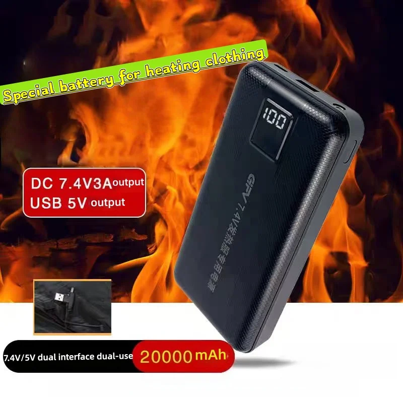 New Large Capacity 7.4V/3A/160 - đánh giá và giá Heated Vest Battery