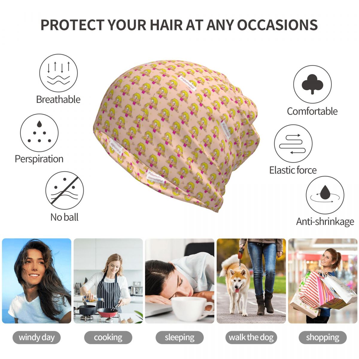 Lizzie Mcguire Cartoon Bandana - đánh giá và giá Knit Beanie Hat Warm