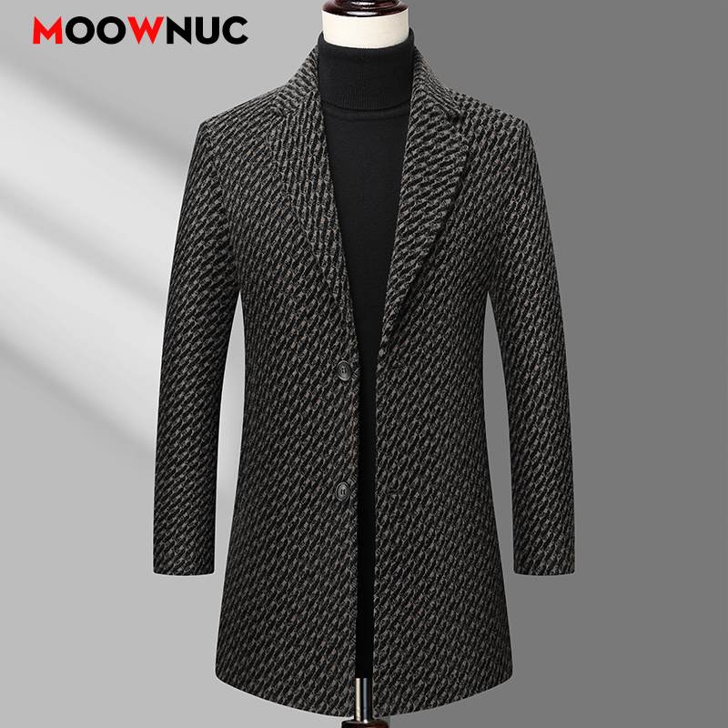 Long Coat Men Mens Wool Jacket - đánh giá và giá Wool Coat Peacoat