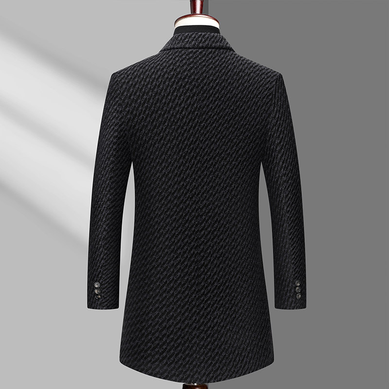 Long Coat Men Mens Wool Jacket - đánh giá và giá Wool Coat Peacoat