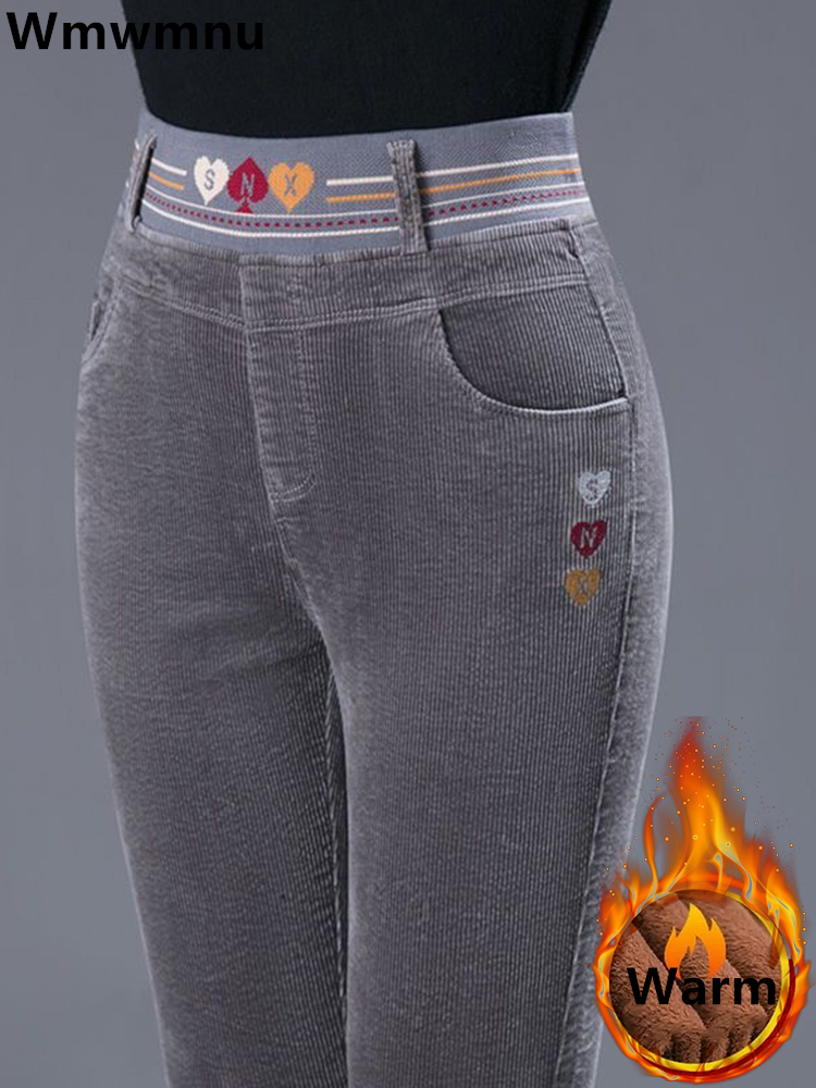 Winter Thicken Plush Lined Pen - đánh giá và giá Corduroy Pant Warm