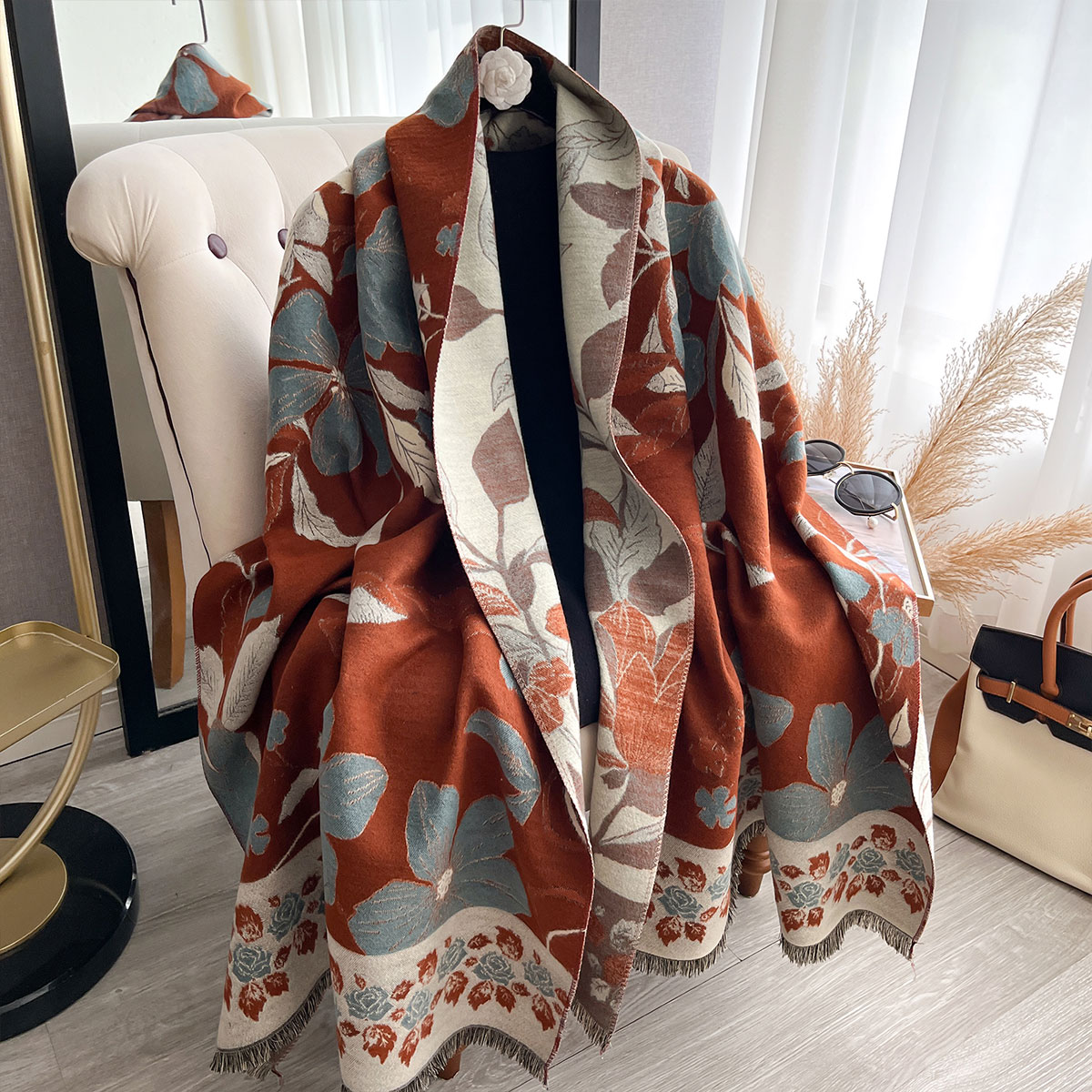 Women Thicken Luxury Winter Pa - đánh giá và giá Cashmere Pashmina Wrap