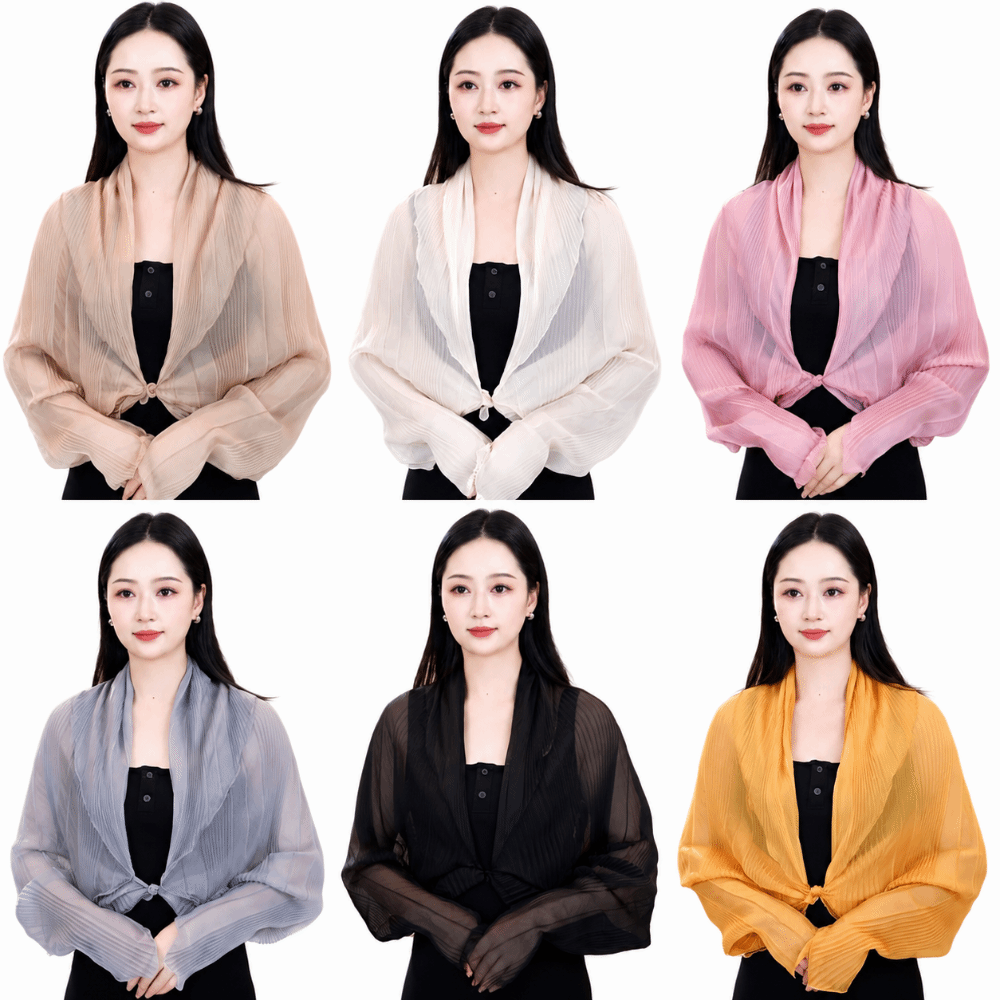 Solid Color Sun Protection Top - đánh giá và giá Shawl Wrap Winter