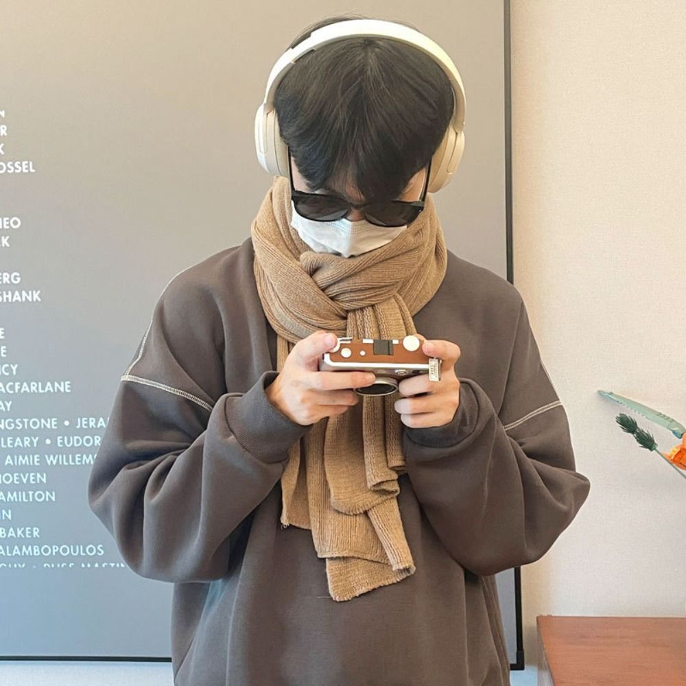 High Quality Solid Color Men W - đánh giá và giá Wool Scarf Men