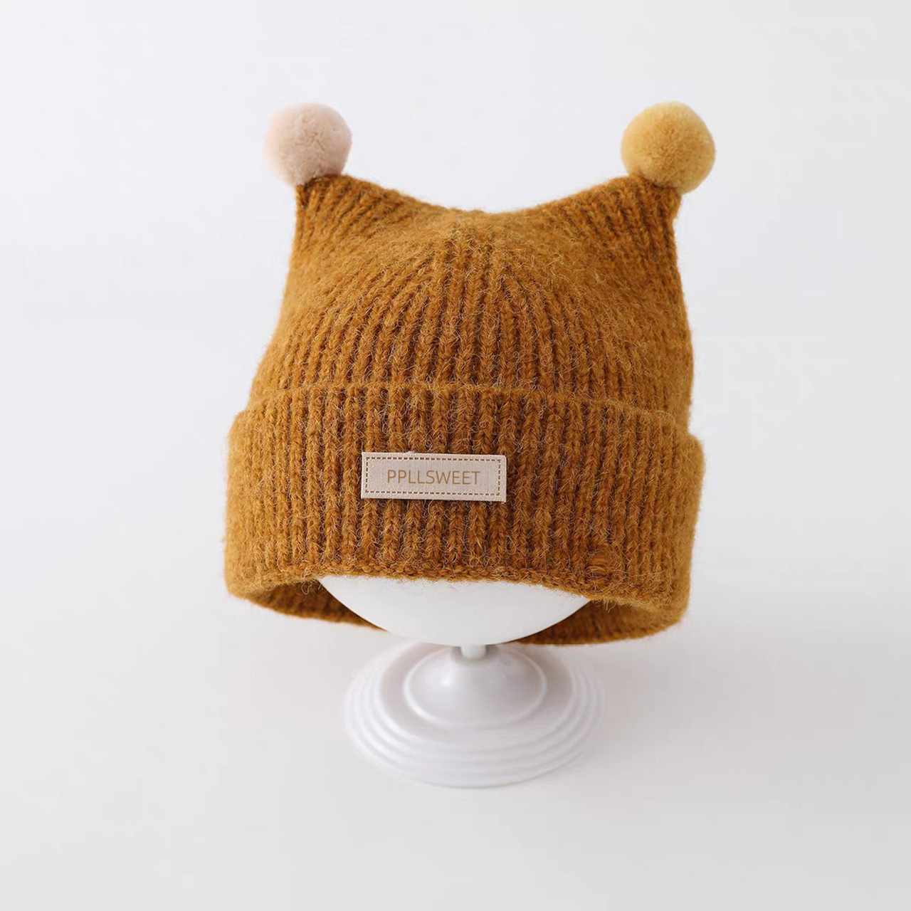 1-4Year Baby Knitted Hat Cute  - đánh giá và giá Knit Beanie Hat Warm