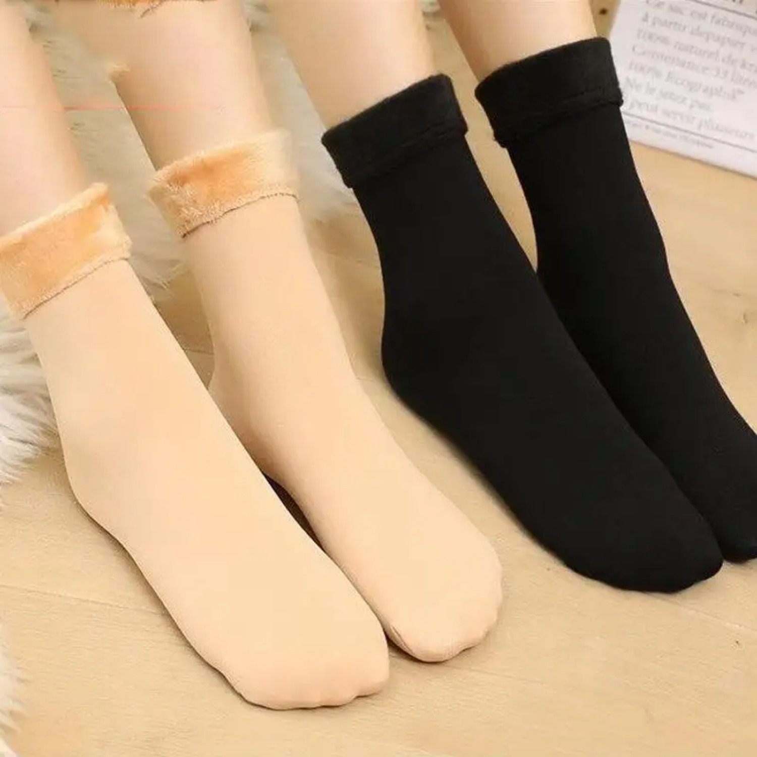 5Pairs/ Winter Warm Solid Wome - đánh giá và giá Thermal Sock Wool