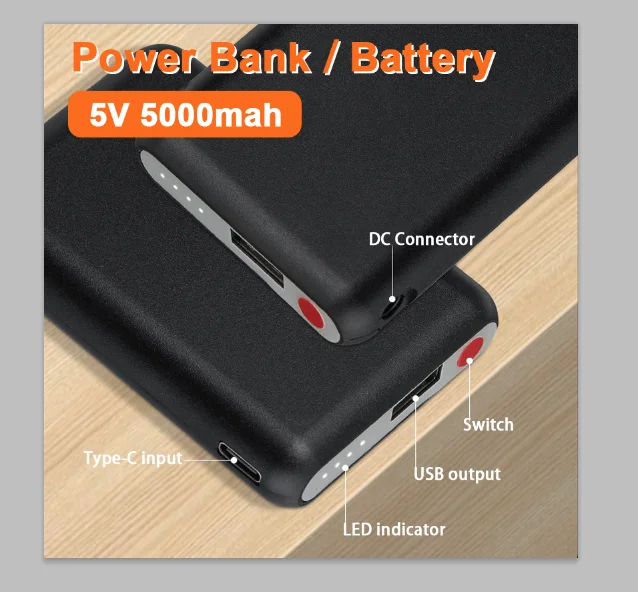 5V 5000mAh Heated Gloves Batte - đánh giá và giá Heated Vest Battery