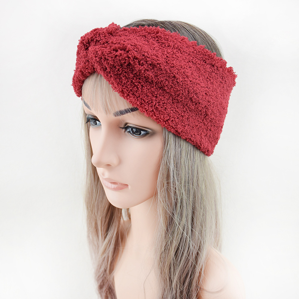 New Fleece Cross Wide Headband - đánh giá và giá Winter Headband Fleece