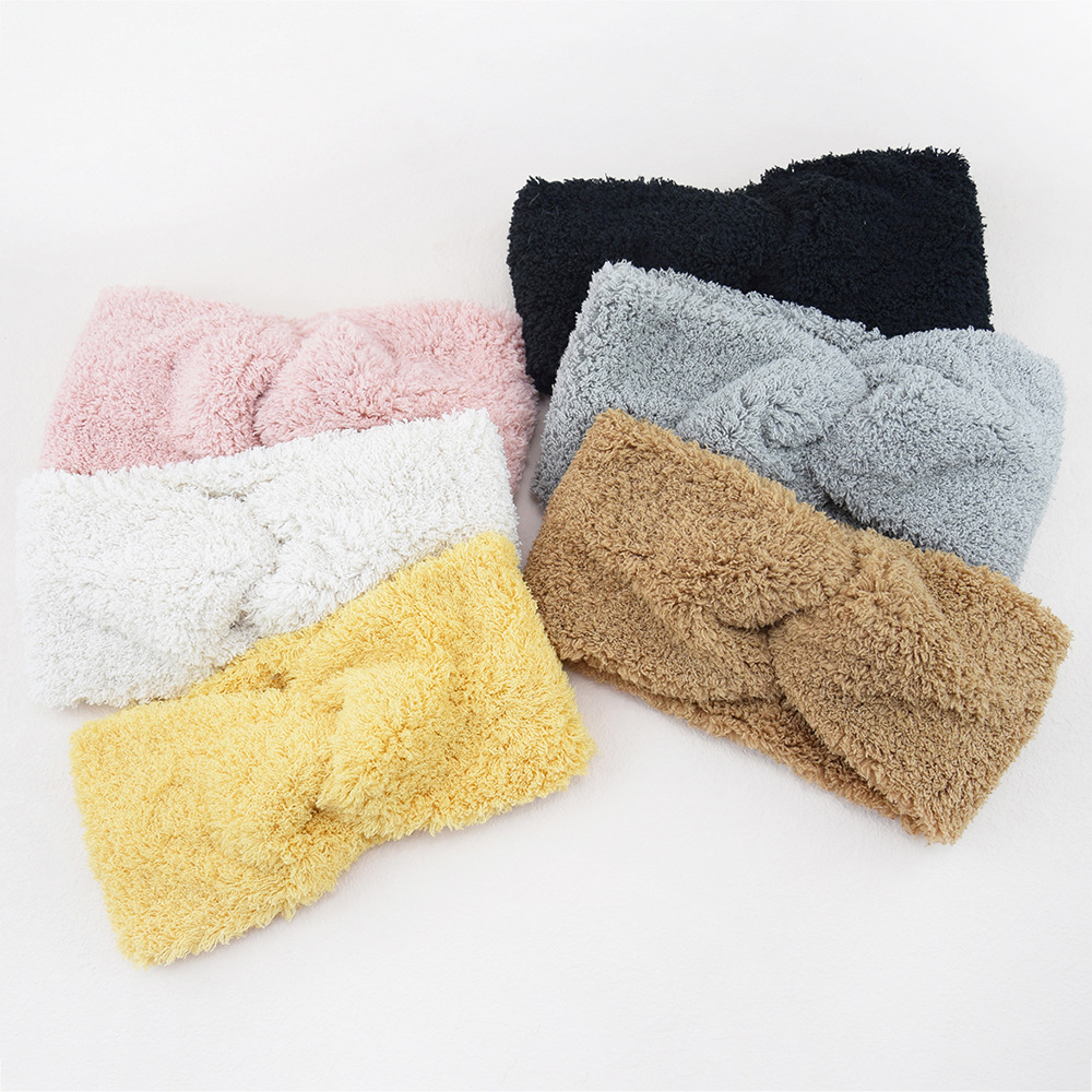 New Fleece Cross Wide Headband - đánh giá và giá Winter Headband Fleece