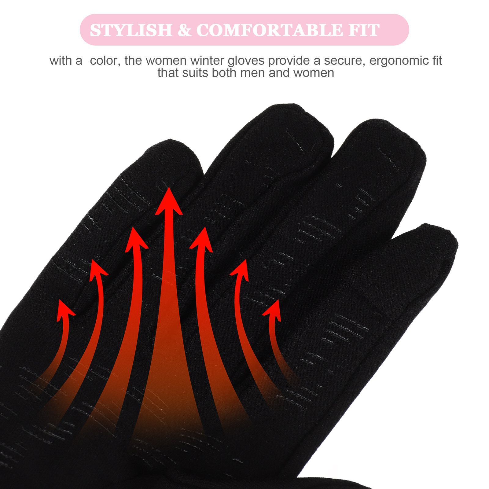 Touchscreen Women Ski Gloves B - đánh giá và giá Snow Glove Insulated