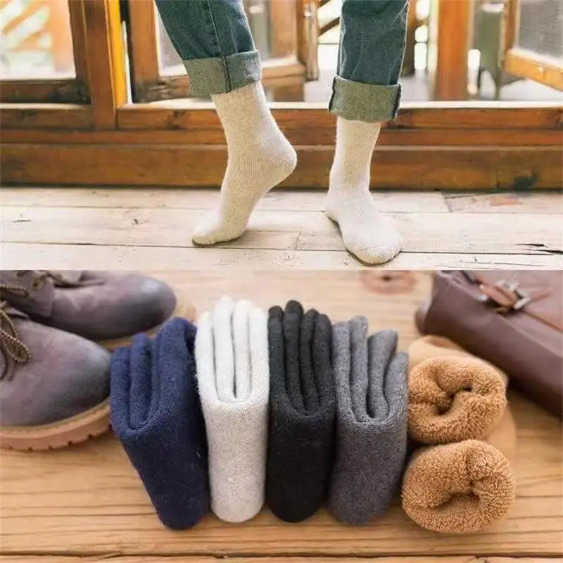 3Pairs/Men's Socks Winter Warm - đánh giá và giá Thermal Sock Wool
