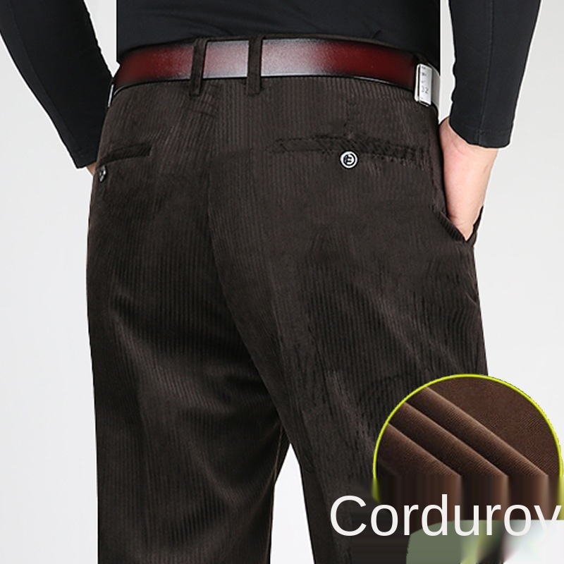 Đôi Xếp Ly Quần Ren Nam Nâu Đe - đánh giá và giá Corduroy Pant Warm