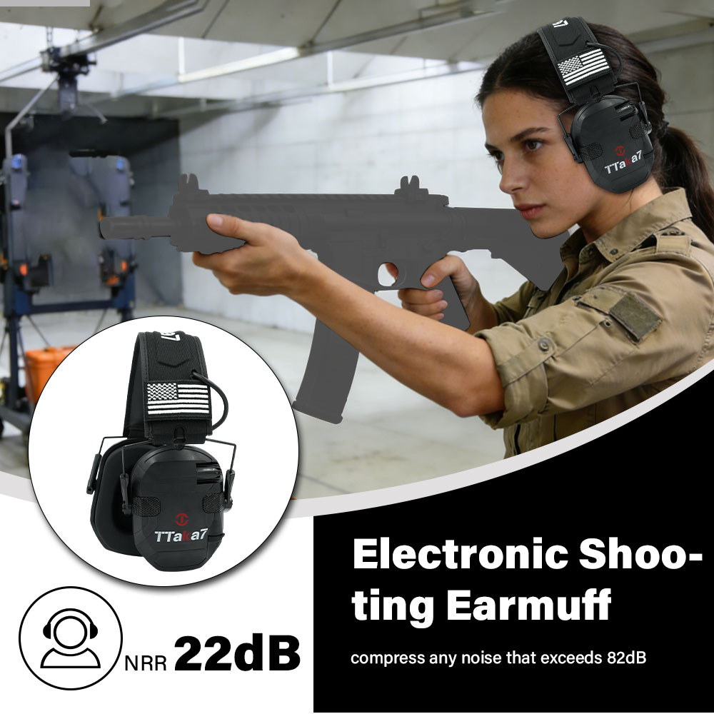 W1/W3 Foldable Electronic Shoo - đánh giá và giá Earmuffs Foldable