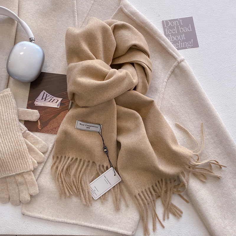 2024 Winter Wool Scarf For Wom - đánh giá và giá Cashmere Pashmina Wrap