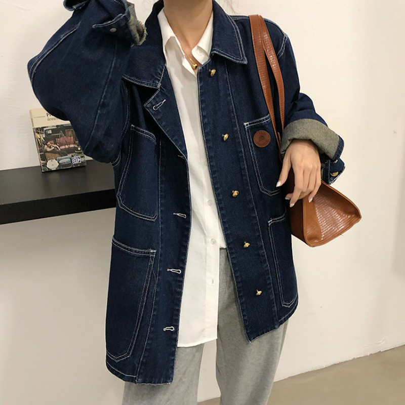 Dark Blue Denim Jacket Women S - đánh giá và giá Down Jacket Packable