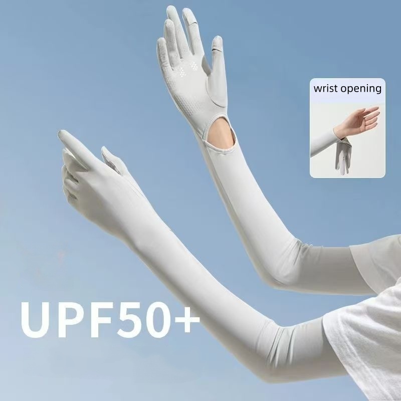 UPF50+ Ice Silk Sun Protection - đánh giá và giá Touch Screen Gloves