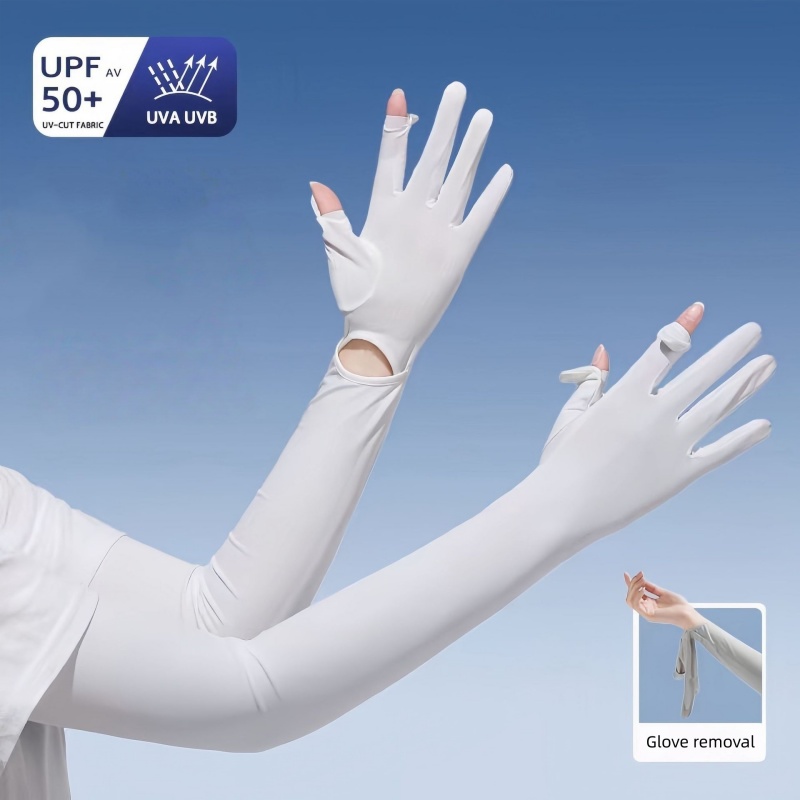 UPF50+ Ice Silk Sun Protection - đánh giá và giá Touch Screen Gloves