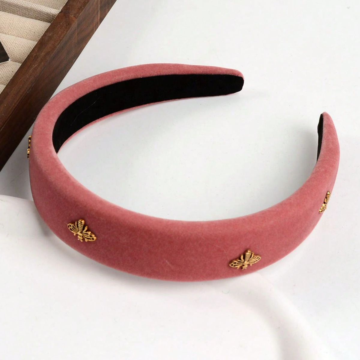 Little Bee Black Velvet Headba - đánh giá và giá Winter Headband Fleece