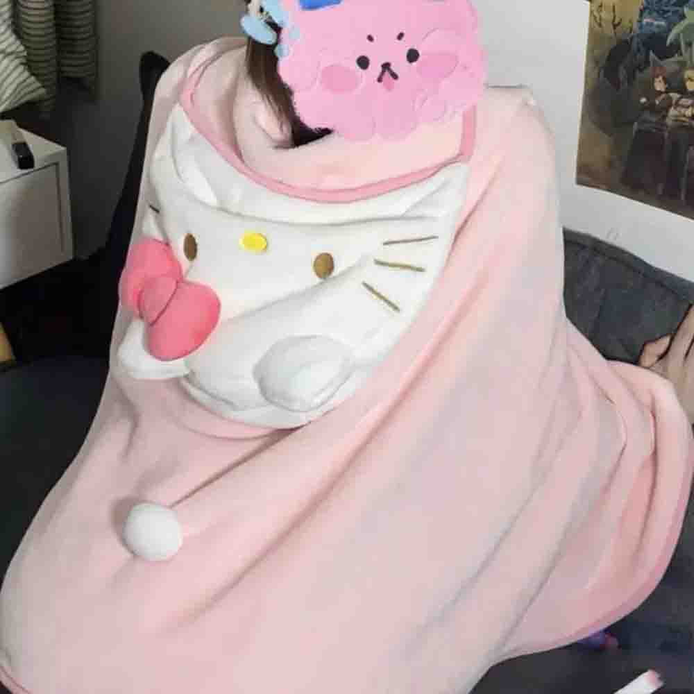 Cute Hellokitty Cloak Shawl Ai - đánh giá và giá Shawl Wrap Winter